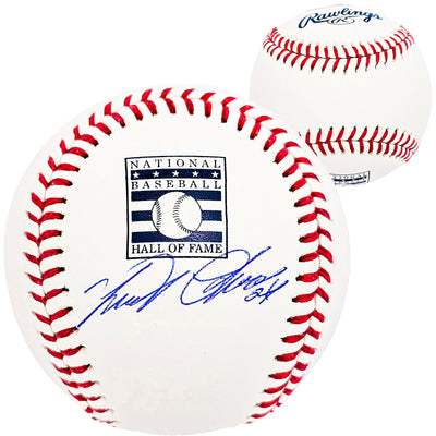 Miguel Cabrera Autographed Official Hall Of Fame HOF Logo Baseball Detroit Tigers Beckett BAS Witness Stock #212234