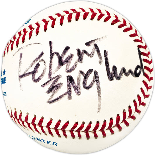 Robert Englund Autographed Official AL Baseball Freddy Krueger Nightmare on Elm Street Beckett BAS QR #BL93508
