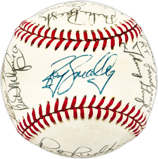 1979 Minnesota Twins Team Signed Autographed Official NL Baseball With 28 Signatures