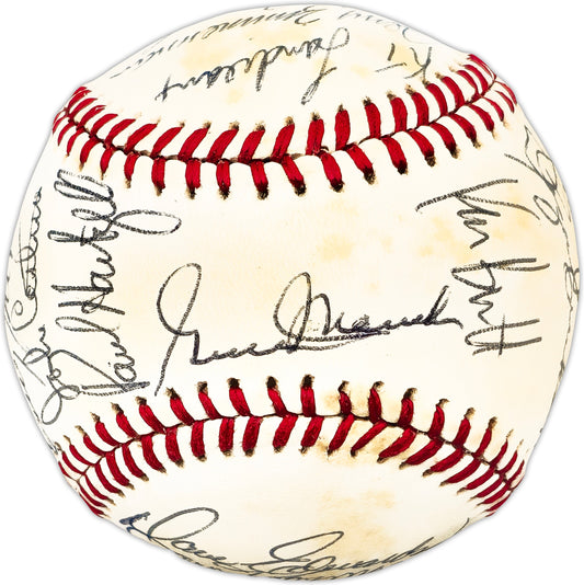 1997 Minnesota Twins Team Autographed Official AL Baseball With 25 Signatures