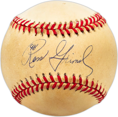 Ross Grimsley Autographed Official AL Baseball Cincinnati Reds, Baltimore Orioles