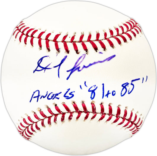 Daryl Sconiers Autographed Official MLB Baseball California Angels "Angels 81-85"