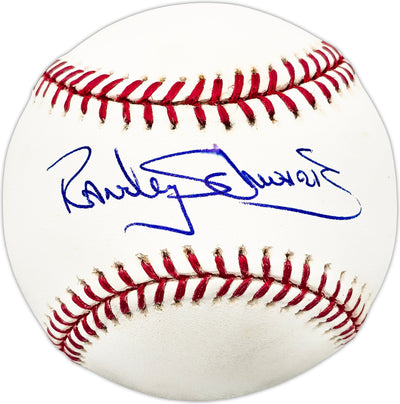 Randy Schwartz Autographed Official MLB Baseball KC A's