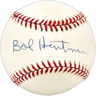 Bob Hartman Autographed Official NL Baseball Milwaukee Braves