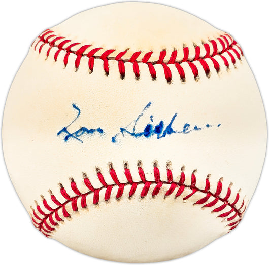 Norm Siebern Autographed Official AL Baseball Boston Red Sox