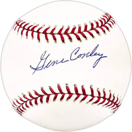 Gene Conley Autographed Official MLB Baseball Boston Red Sox