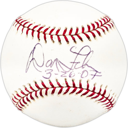 Donald Fehr Autographed Official MLB Baseball MLBPA Executive