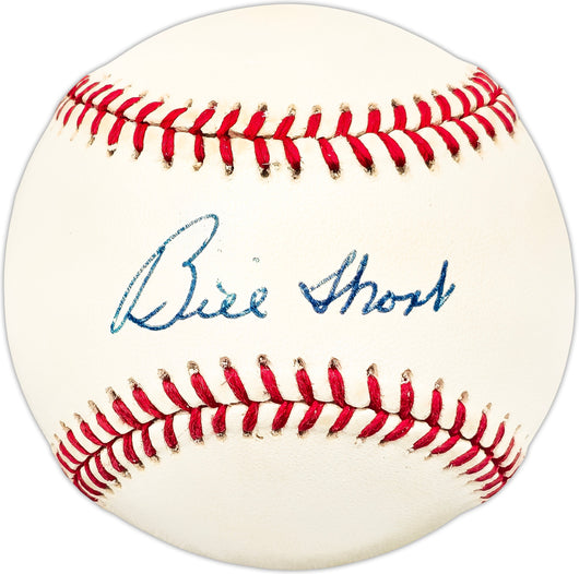 Bill Short Autographed Official NL Baseball New York Mets, Cincinnati Reds
