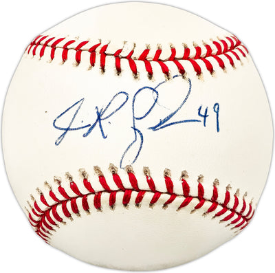 Joey Eischen Autographed Official NL Baseball Dodgers, Expos