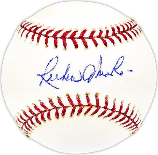 Ruben Amaro Sr. Autographed Official MLB Expos Logo Baseball Philadelphia Phillies Beckett BAS QR #BM25218