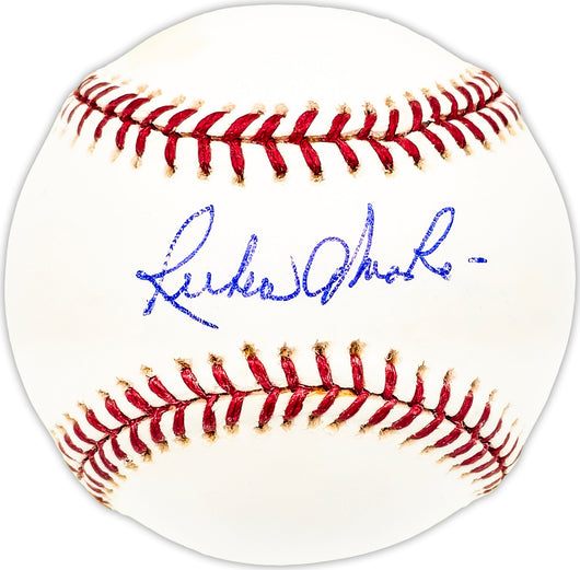 Ruben Amaro Sr. Autographed Official MLB Expos Logo Baseball Philadelphia Phillies Beckett BAS QR #BM25218