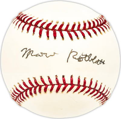 Marv Rotblatt Autographed Official AL Baseball Chicago White Sox Beckett BAS QR #BM25260