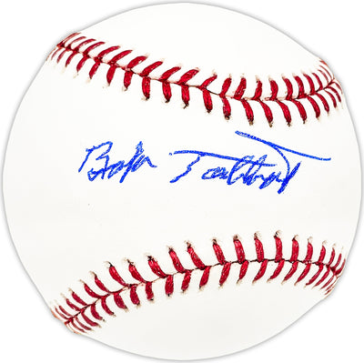 Bob Talbot Autographed Official MLB Baseball Chicago Cubs Beckett BAS QR #BM25267