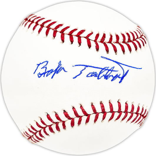 Bob Talbot Autographed Official MLB Baseball Chicago Cubs Beckett BAS QR #BM25267