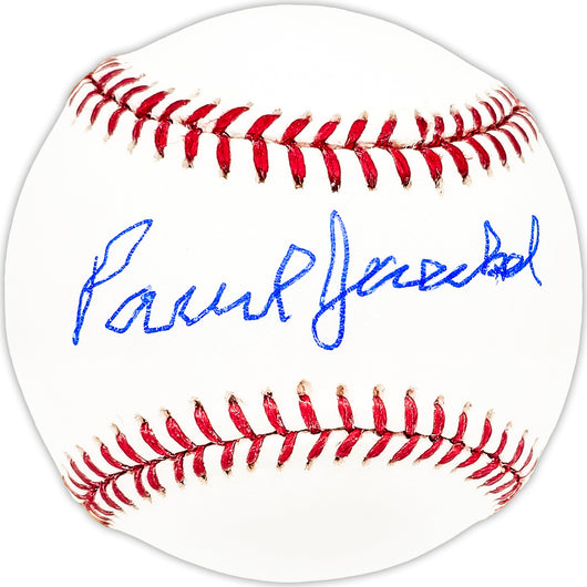 Paul Jake Jaeckel Autographed Official MLB Baseball Chicago Cubs Beckett BAS QR #BM25494