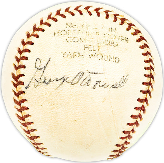 George O'Donnell Autographed Official Baseball Pittsburgh Pirates Beckett BAS QR #BM25559
