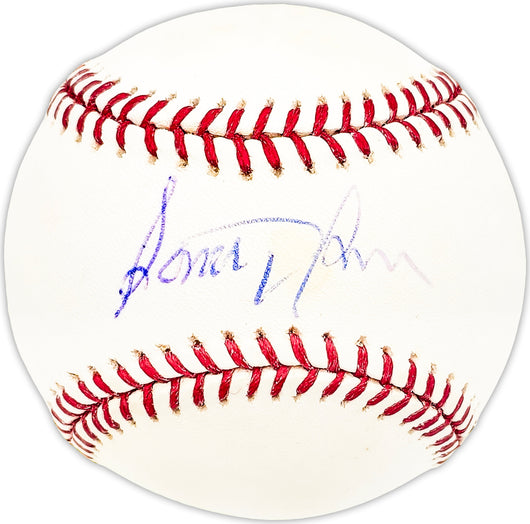 Santiago Rosario Autographed Official MLB Baseball KC A's Beckett BAS QR #BM25638