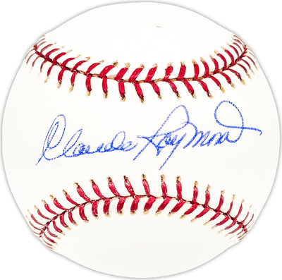 Claude Raymond Autographed Official MLB Baseball Atlanta Braves, Houston Astros Beckett BAS QR #BM25714