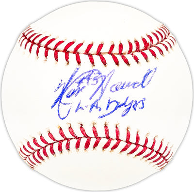 Ken Howell Autographed Official MLB Baseball Los Angeles Dodgers "LA Dodgers" Beckett BAS QR #BM25717