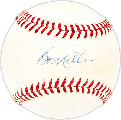 Bob Miller Autographed Official NL Baseball Cincinnati Reds, New York Mets Beckett BAS QR #BM25790