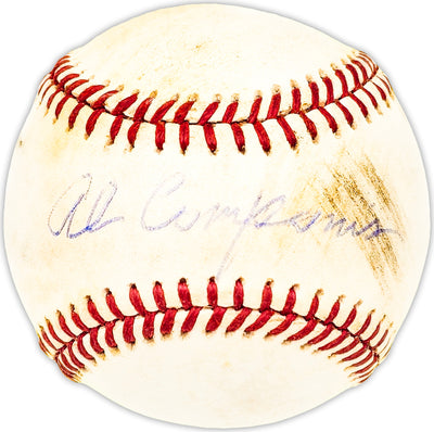 Al Campanis Autographed Official NL Baseball Brooklyn Dodgers Beckett BAS QR #BM25334