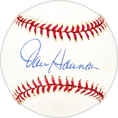 Jim Hannan Autographed Official League Baseball Washington Senators Beckett BAS QR #BM25354