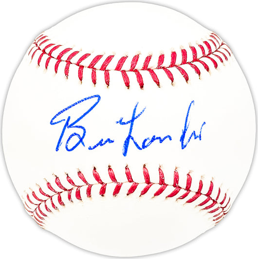 Bill Landis Autographed Official MLB Baseball Boston Red Sox Beckett BAS QR #BM25378