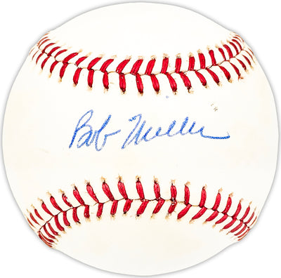 Bob Miller Autographed Official NL Baseball Philadelphia Phillies, New York Mets Beckett BAS QR #BM25386