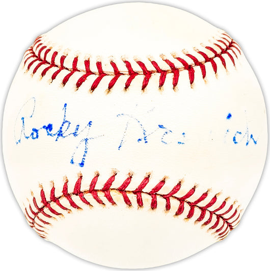 Rocky Krsnich Autographed Official AL Baseball Chicago White Sox Beckett BAS QR #BM25430