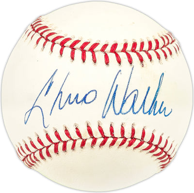 Chico Walker Autographed Official NL Baseball Chicago Cubs, Boston Red Sox
