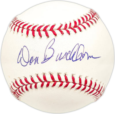 Don Buschhorn Autographed Official MLB Baseball KC A's