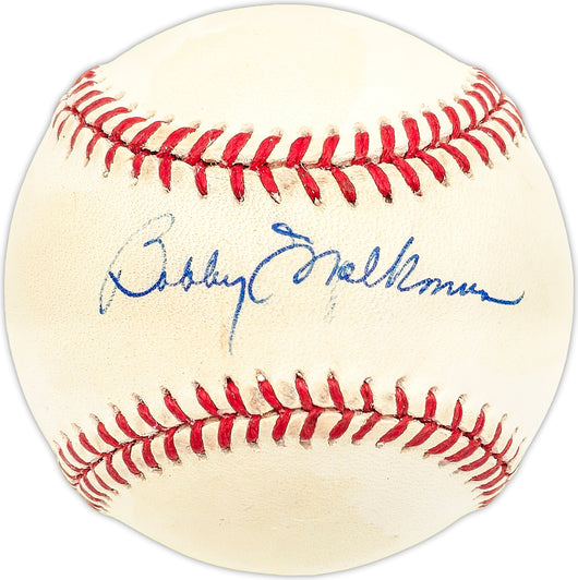 Bobby Malkmus Autographed Official NL Baseball Milwaukee Braves