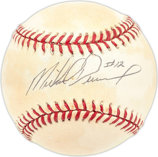 Mike Devereaux Autographed Official AL Baseball Baltimore Orioles, Los Angeles Dodgers