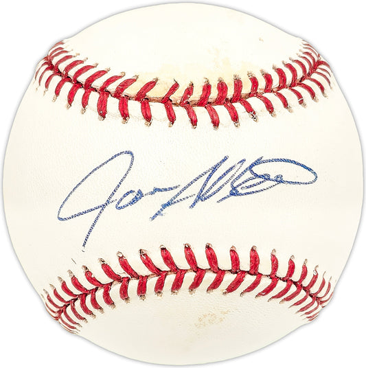 Jose Alberro Autographed Official AL Baseball Texas Rangers
