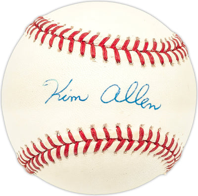 Kim Allen Autographed Official AL Baseball Seattle Mariners