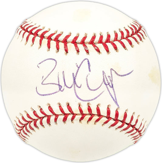 Brian Cooper Autographed Official AL Baseball California Angels