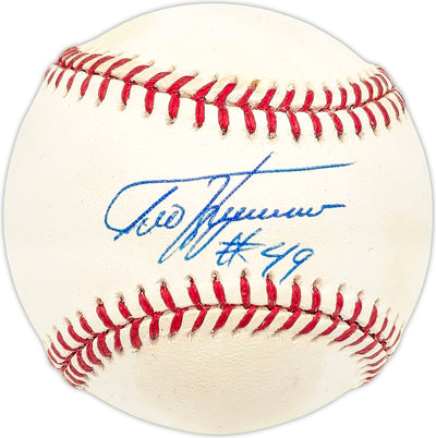 Ted Teddy Higuera Autographed Official AL Baseball Milwaukee Brewers JSA #D10918