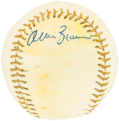 Ollie Brown Autographed Official Spalding Official Baseball San Francisco Giants, Philadelphia Phillies Vintage Signature Beckett BAS QR #BH040980