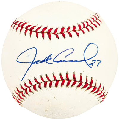 Jack Cusick Autographed Official MLB Baseball Chicago Cubs, Atlanta Braves Beckett BAS QR #BH039041