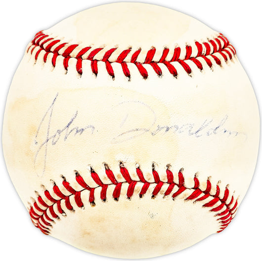 John Donaldson Autographed Official AL Baseball Pilots, KC A's