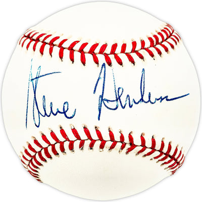Steve Henderson Autographed Official AL Baseball New York Mets, Oakland A's