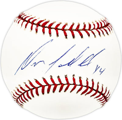 Vicente Padilla Autographed Official MLB Baseball Philadelphia Phillies, Texas Rangers