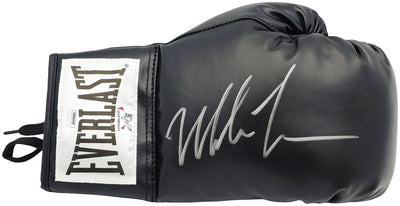 Mike Tyson Autographed Black Everlast Right Handed RH Boxing Glove Right Handed RH Boxing Glove JSA
