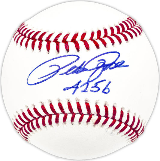 Pete Rose Autographed Official MLB Baseball Cincinnati Reds "4256" PR Holo