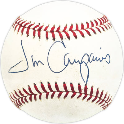 Jim Campanis Sr. Autographed Official NL Baseball Los Angeles Dodgers, Kansas City Royals Beckett BAS QR #BM25922