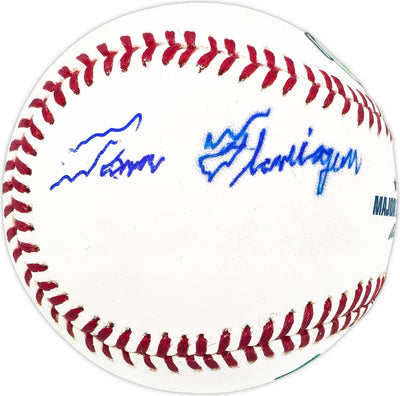 Tom Flanigan Autographed Official MLB Baseball St. Louis Cardinals, Chicago White Sox Beckett BAS QR #BM26017