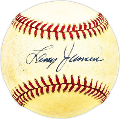 Larry Jansen Autographed Official NL Baseball San Francisco Giants, Cincinnati Reds