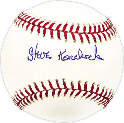 Steve Korcheck Autographed Official MLB Baseball Washington Senators