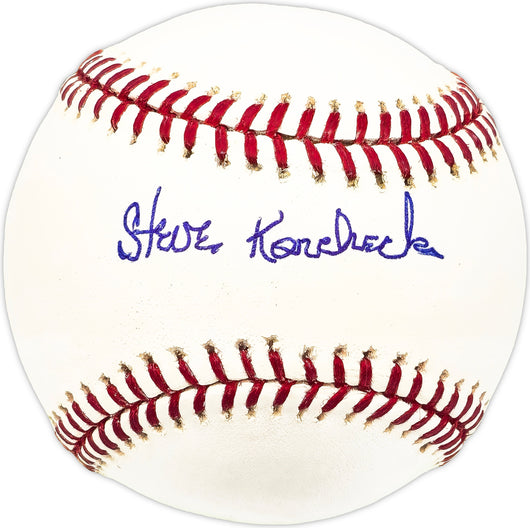 Steve Korcheck Autographed Official MLB Baseball Washington Senators