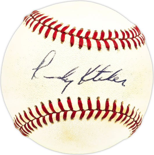 Randy Kutcher Autographed Official NL Baseball San Francisco Giants, Boston Red Sox